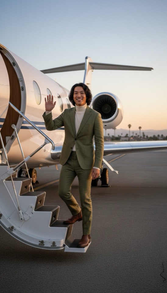 Privatjet Boarding