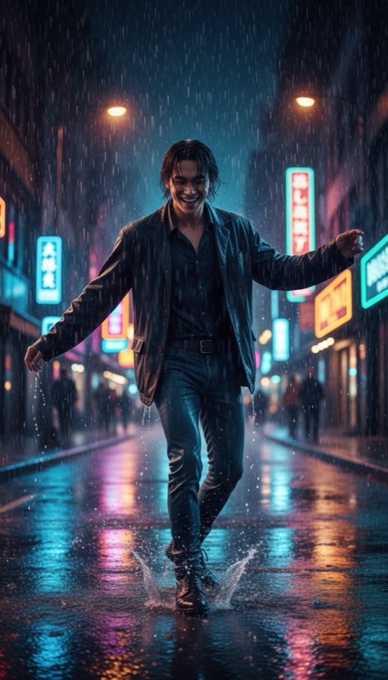 Tanz im Regen